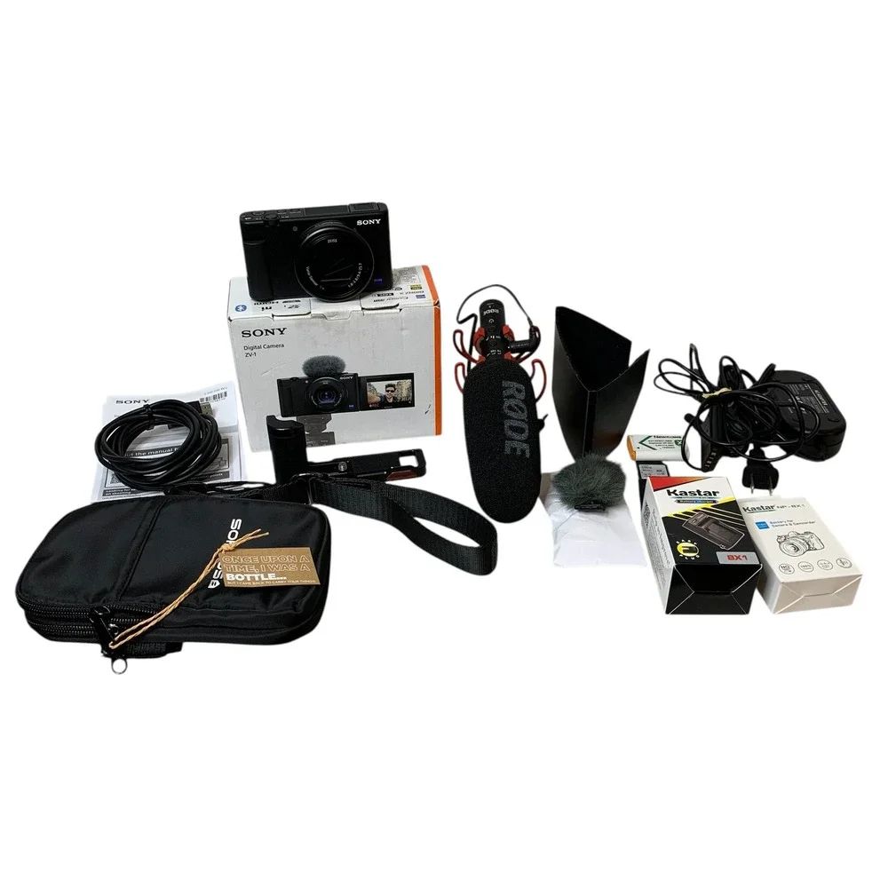 Sony ZV-1 4K Vlogging Camera RODE VideoMic NTG Neewer Creator Bundle